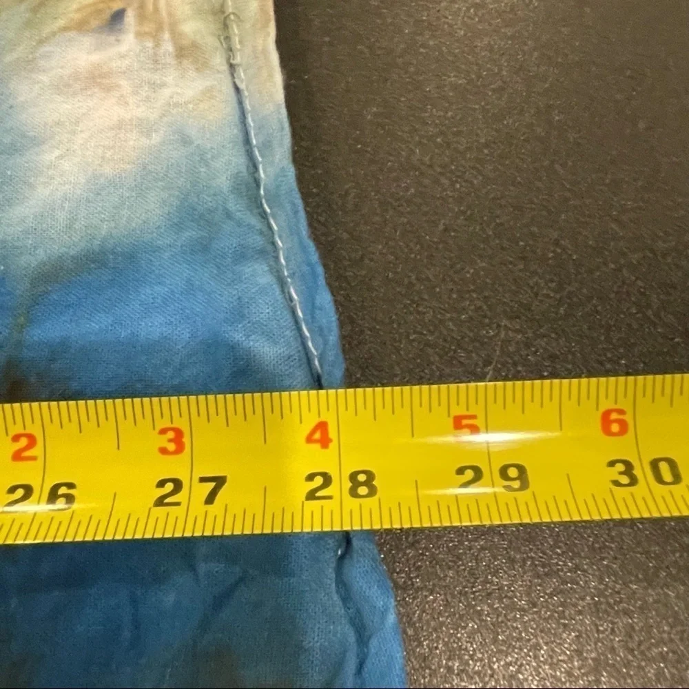 Tie dye flour sack kitchen hand towel hand towel ocean earth blue - 2 available